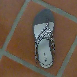 Rhinestone sandals Size 12 (Wedding/Prom)